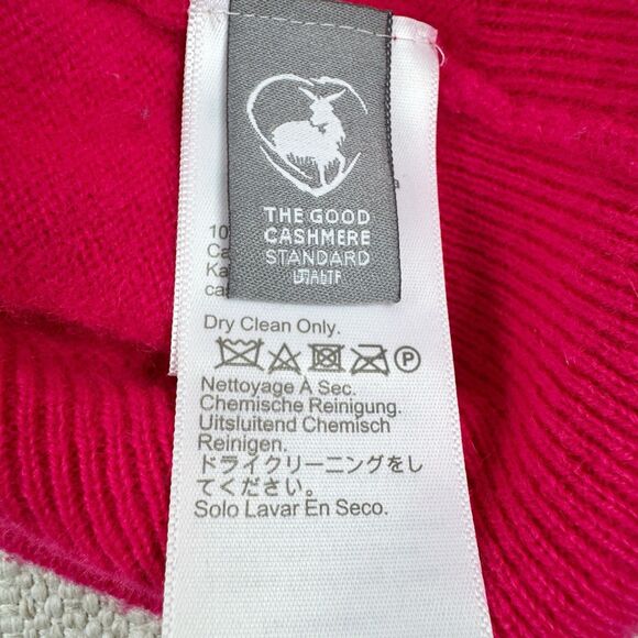 J. Crew Cashmere Women's Classic Fit Pink Crewneck Lightweight Sweater Large - Picture 14 of 16